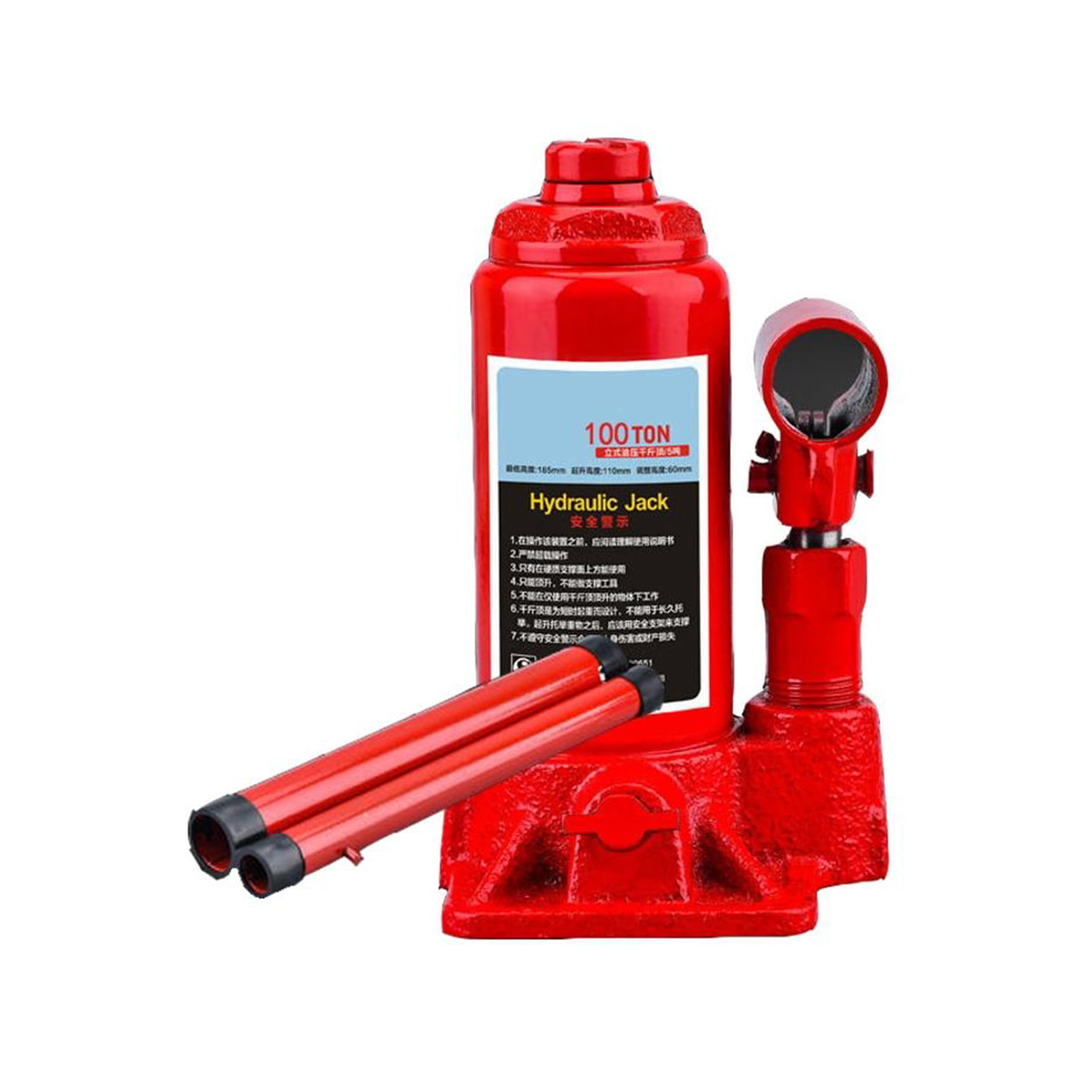 C ton Universal Telescoping Gravis Duty Manual Mechanical Hydraulic Bottle Jack For Car
